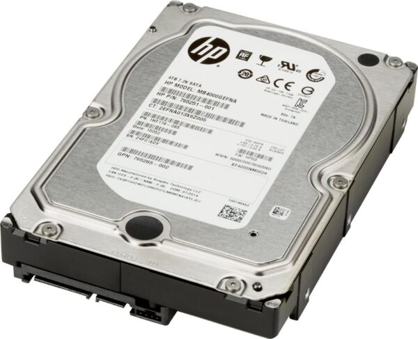 HP - Festplatte - 4TB - intern - 3.5" (8,9 cm) - SATA 6Gb/s - 7200 U/min - Puffer: 128MB - für Workstation Z2 G4, Z2 G5, Z2 G8, Z2 G9, Z4 G4, Z4 G5, Z6 G4, Z8 G4, Z8 G5, ZCentral 4R (K4T76AA)