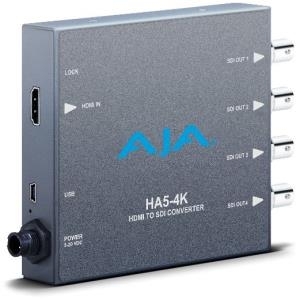 AJA HA5-4K Mini-Converter - Umwandlung von HDMI zu 4K SDI - 4 x 3G SDI Ausgängen (HA5-4K)