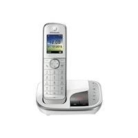 Panasonic KX-TGJ320GW - Schnurlostelefon - Anrufbeantworter mit Rufnummernanzeige - DECT - weiß