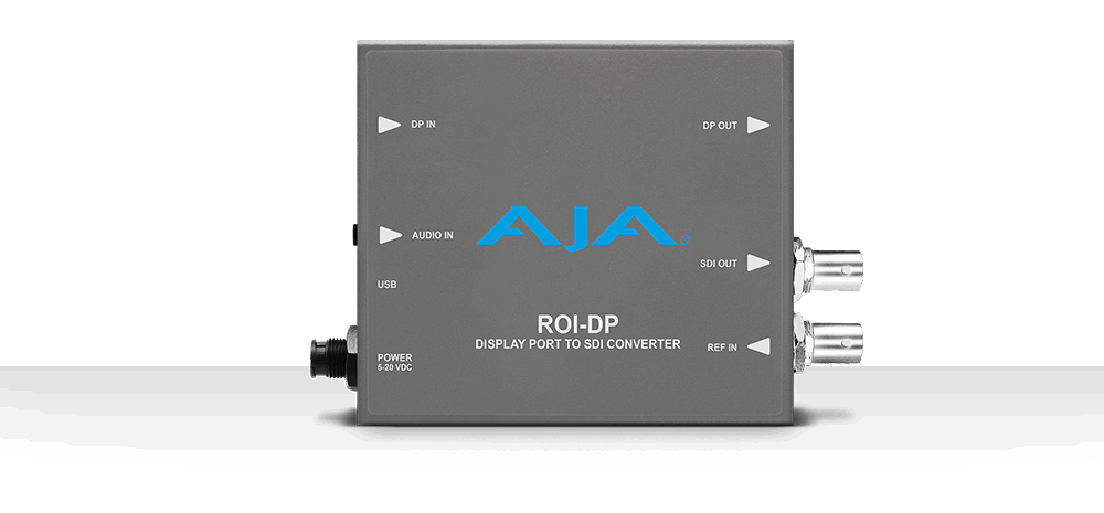 AJA ROI-DP - Aktiver Videokonverter - Grau - 1920 x 1080 - - - 525i,625i,720p,1080i,1080p - 100 - 240 V - 50/60 Hz (ROI DP)