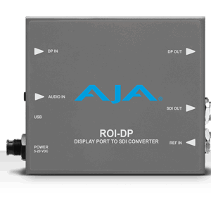 AJA ROI-DP - Aktiver Videokonverter - Grau - 1920 x 1080 - - - 525i,625i,720p,1080i,1080p - 100 - 240 V - 50/60 Hz (ROI DP)