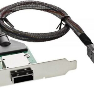 InLine - SAS-Adapter intern/extern - 4 x 26-polige Mini SAS (W) zu 4x Mini SAS HD (SFF-8643) (M) - 50 cm (27656A)