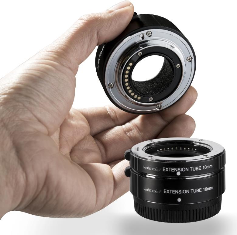 Walimex pro Pro Automatik-Zwischenringsatz Makroringe für Sony E-Mount 20796 (1020796)