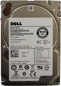 Dell - Festplatte - 600GB - 2.5" (6,4 cm) - SAS 6Gb/s - 10000 U/min - wiederhergestellt - für PowerEdge C6220, M820, R220, R320, R820, R920, T320, VRTX, Precision T3610, T5610, T7610 (7YX58)