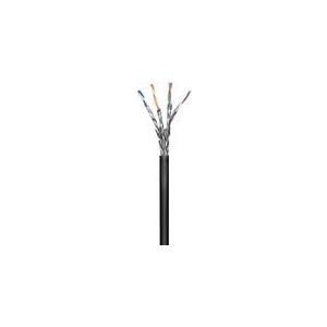 MicroConnect - Bulkkabel - 100,0m - SFTP, PiMF - CAT 6 - Innen, im Freien - Schwarz (KAB028-100)