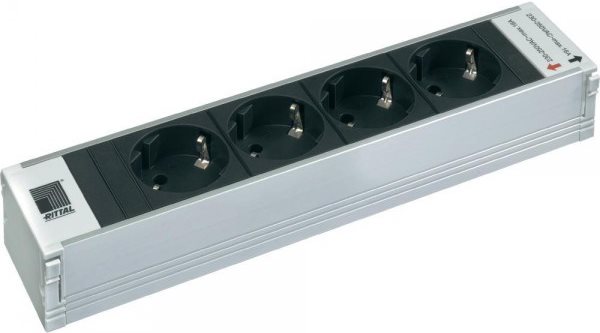 Rittal - Steckdosenleiste (Plug-In-Modul) - Ausgangsbuchsen: 4 (CEE 7/7)