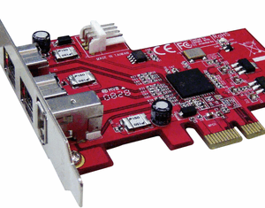 3 Port FireWire 400/800 PCI-Express-Karte