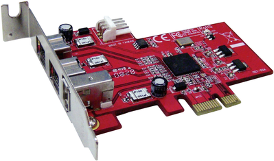 3 Port FireWire 400/800 PCI-Express-Karte