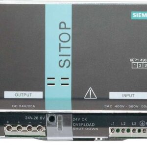 Siemens SITOP - Netzteil (DIN-Schienenmontage möglich) - AC 400-500 V - 480 Watt - 3 Phasen
