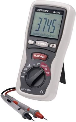 Voltcraft Komponententester digital R-200 CAT III 600 V Anzeige (Counts): 4000 (R-200)