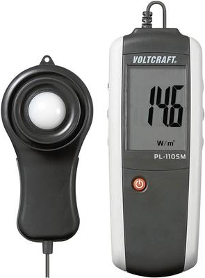 Voltcraft PL-110SM Solar-Messgerät, Photovoltaik-Messgerät, Photovoltaik-Analyse LCD, 0 - 1999 W/m² (PL-110SM)