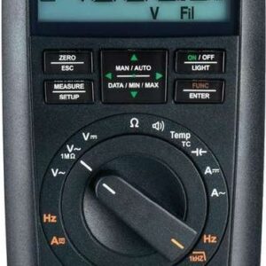GOSSEN METRAWATT Hand-Multimeter digital METRAHIT TECH DAkkS kalibriert CAT III 1000 V, CAT IV 600 V (M243A)