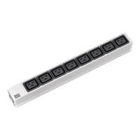 BACHMANN - Steckdosenleiste (Rack - einbaufähig) - Wechselstrom 250 V - Eingabe, Eingang IEC 60320 C20 - Ausgangsanschlüsse: 8 (IEC 60320 C19) - 1U - 48.3 cm (19") - 1.5 m