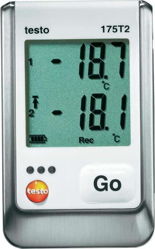 TESTO 175 T2 Temperatur-Datenlogger, Messschreiber, 1 Mio Messwerte, -35 bis +55 °C intern -40 bis + (0572 1752)
