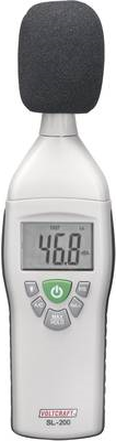 Voltcraft SL-200 Schallpegel-Messgerät, Lärm-Messgerät 31.5 - 8000 Hz (DT-805)
