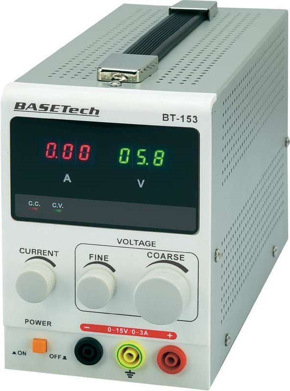 Basetech BT-153 Labornetzgerät, einstellbar 0 - 15 V/DC 0 - 3 A 45 W Anzahl Ausgänge 1 x