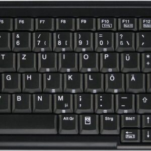 Tast Active Key AK-4400 Ultraflache Trackball Tastatur USB schwarz (US) (AK-4400-TU-B/US)