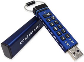iStorage datAshur Pro - USB-Flash-Laufwerk - verschlüsselt - 16GB - USB3.0 - FIPS 140-2 Level 3 (IS-FL-DA3-256-16)