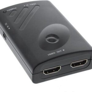 InLine DisplayPort to 2x HDMI Splitter & Video Wall Function FullHD - Video-/Audio-Splitter - 2 x HDMI - Desktop (57821A)