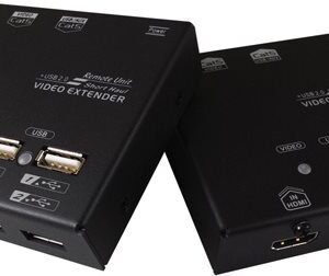 Value KVM Verlängerung über Kat.6 - HDMI - 4x USB 60m - 22 x 84 x 78 mm (14.99.3041)
