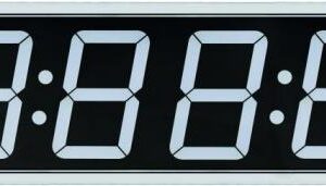 ALLNET ALL-POE-CLK-1 Digital wall clock Rechteck Grau Wanduhr (ALL-PoE-CLK-1)