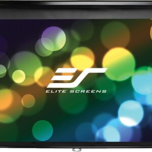 Elite Screens Manual Series M106UWH - Leinwand - Decke montierbar, Wand montierbar - 269 cm (106" ) - 16:9 - MaxWhite - Schwarz (M106UWH)