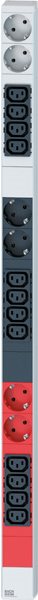 Secomp BACHMANN - Stromverteilungseinheit (Rack - einbaufähig) - 3 Phasen - Ausgangsbuchsen: 18 - 0U - 3,0m - Schwarz, Rot, Aluminium (19.07.2168)