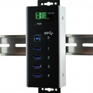 Exsys EX-1185HMVS-WT - Hub - 4 x USB 3,1 - an DIN-Schiene montierbar - Gleichstrom (EX-1185HMVS-WT)