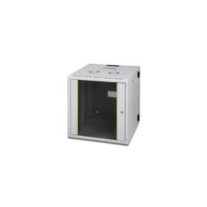 DIGITUS® 12HE Wandgehäuse mit Schwenkrahmen - Grau, RAL 7035 - 48,3 cm (19") (DN-19 12-U-3)