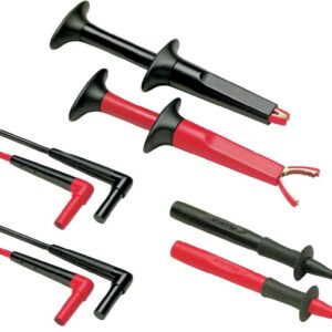 Fluke Sicherheits-Messleitungs-Set [ Lamellenstecker 4 mm - Lamellenstecker 4 mm] 1.50 m Schwarz, Rot TL220-1 (3971178)