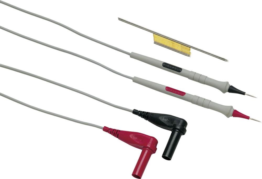 Fluke Sicherheits-Messleitungs-Set [ Lamellenstecker 4 mm - Prüfspitze] 1.00 m Schwarz, Rot TL910 (1616632)