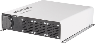 VOLTCRAFT Wechselrichter SWD-2000/12 2000 W 12 V/DC 12 V/DC Fernbedienbar Schraubklemmen 1x Schutzkontakt-Steckdose (SWD-2000/12)