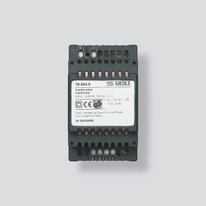 Siedle TR 603-0 - Stromversorgung - Schwarz - Siedle - 0 - 40 °C - CE - 53,5 mm (200035160-00)