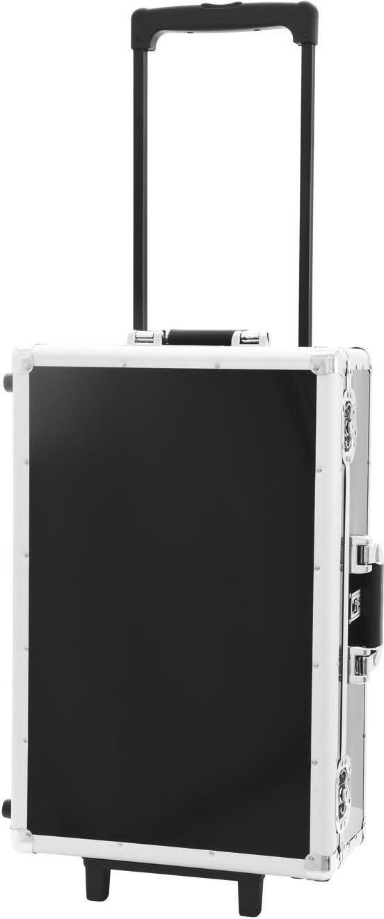 CD-Case, schwarz, 120 CDs mit Trolley Schwarz (30122087)