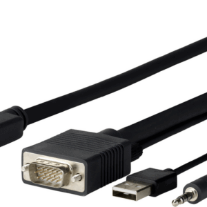 VivoLink Pro - HDMI-Kabel - HDMI männlich zu USB, HD-15 (VGA), Stereo Mini-Klinkenstecker männlich - 1 m (PROVGAHDMI1)