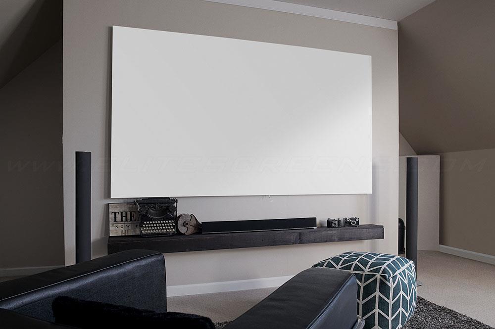 Elite Screens Aeon Series AR100WH2 - Leinwand - geeignet für Wandmontage - 254 cm (100") - 16:9 - CineWhite - Schwarz