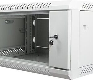 Lanberg Rack Wandschrank 48,30cm (19") 4U/600X450 Glastür grau (WF01-6404-10S)