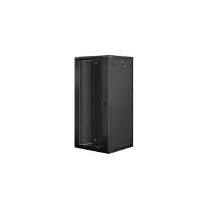 Lanberg WF01-6627-10B Rack 27U Wandmontiertes Regal Schwarz (WF01-6627-10B)