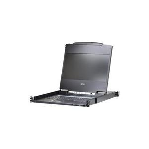 Secomp ATEN CL6700MW - KVM-Konsole - Deutsches Layout - USB - 43,9 cm (17.3") - Rack - einbaufähig - 1920 x 1080 Full HD - HDMI, DVI-D, VGA - 1U (30140670)