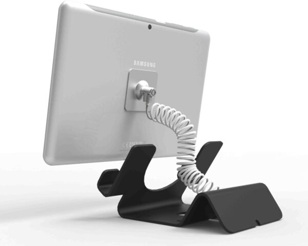 Compulocks Universal Security Cable Lock T-bar with peripheral Security Trap - Sicherer Tischständer - Schwarz (CL12CUTHBB)