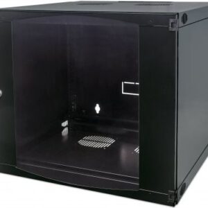 Intellinet Double Section - Wandschrank - Schwarz, RAL 7021 - 15U - 48,3 cm (19") (713887)