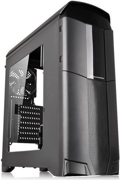 Thermaltake Versa N26 - Tower - ATX - Seitenteil mit Fenster - keine Spannungsversorgung (PS/2) - Schwarz - USB/Audio (CA-1G3-00M1WN-00)