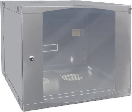 Intellinet Double Section - Wandschrank - Grau, RAL 7035 - 12U - 48,3 cm (19") (713870)