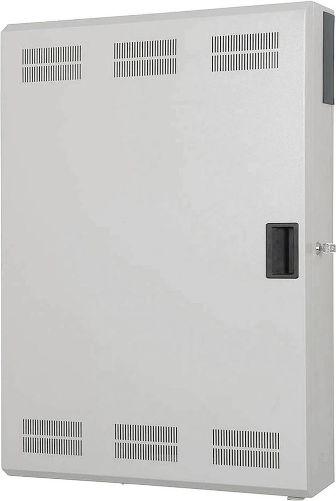Assmann/Digitus SLIM WALL CABINET 900X600X200 Schlankes Design mit drehbaren Montagebereichen im Inneren, Wandgehäuse, Slim, 900x600x200 mm, 3HE horizontal und vertikale Montage, Farbe Grau (RAL 7035) (DN-19 WM-3H3V-SL)