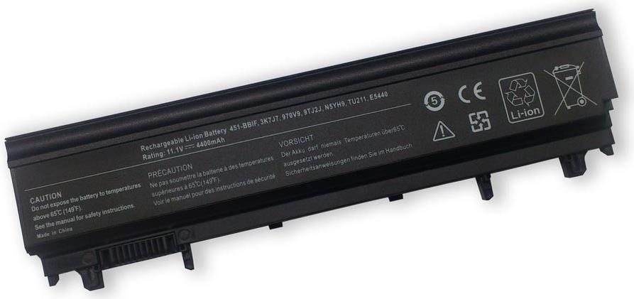 Dell Type VV0NF - Laptop-Batterie - Lithium-Ionen - 6 Zellen - 65 Wh - Schwarz - für Latitude E5440, E5540 (NVWGM)