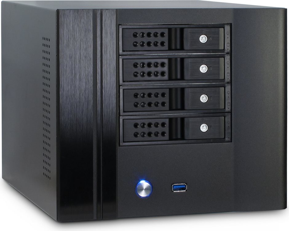 Inter-Tech IPC SC-4004 - USFF - Mini-ITX - keine Spannungsversorgung (FlexATX) - USB