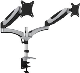 DIGITUS DA-90353 - Befestigungskit (Spannbefestigung für Tisch, 2 spring arms) für 2 LCD-Displays - Bildschirmgröße: 43-69 cm (17"-27") - Tischmontage, Tischmontage (optional) (DA-90353)