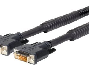 VivoLink Pro - DVI-Kabel - DVI-D (M) zu DVI-D (M) - 7,5m - Daumenschrauben, 4K Unterstützung (PRODVIAM7.5)