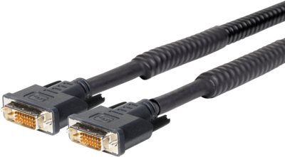 VivoLink Pro - DVI-Kabel - DVI-D (M) zu DVI-D (M) - 7,5m - Daumenschrauben, 4K Unterstützung (PRODVIAM7.5)