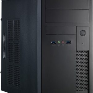 Chieftec Mesh Series XT-01B - Tower - micro ATX 350 Watt (ATX12V 2,3 - PS/2) - Schwarz - USB/Audio (XT-01B-350GPB)
